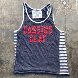 COPY - Roots of Fight Cassius Clay Tank Top Muhammad Ali Boxing Gym Workout MMA…